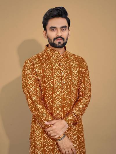 MAGADHEERA VOL 4 BY WELTEX DESIGNER COTTON MENS KURTA PYJAMA WHOLESALER IN INDIA